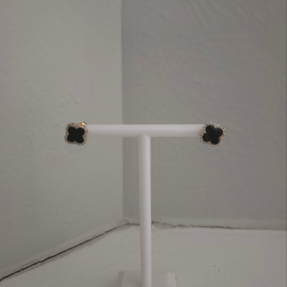 NWOT Rachel Zoe Van Cleef Inspired Earrings - Picture 2 of 3